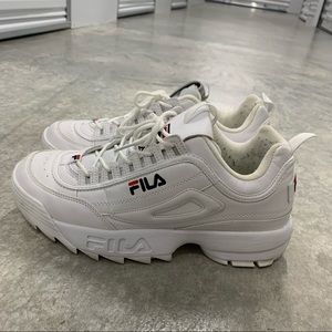 Fila Disruptor II Mens Sneakers All-White